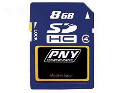 pny pnysdhc class4 8gb 闪存卡图片
